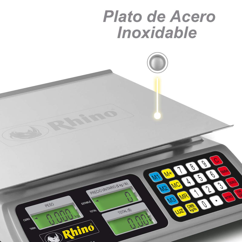 BASCULA BAR-08 RHINO 40 KG