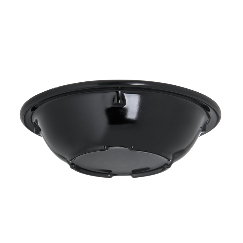 PLATO POSTRE 10.8 CM NEGRO DIAMANTE