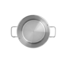 Cargar imagen en el visor de la galería, OLLA FONDO 20 QT C/TAPA AC INOX 18/8
