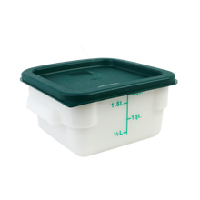 Cargar imagen en el visor de la galería, CONTENEDOR PP CUAD 02 QT BLANCO
