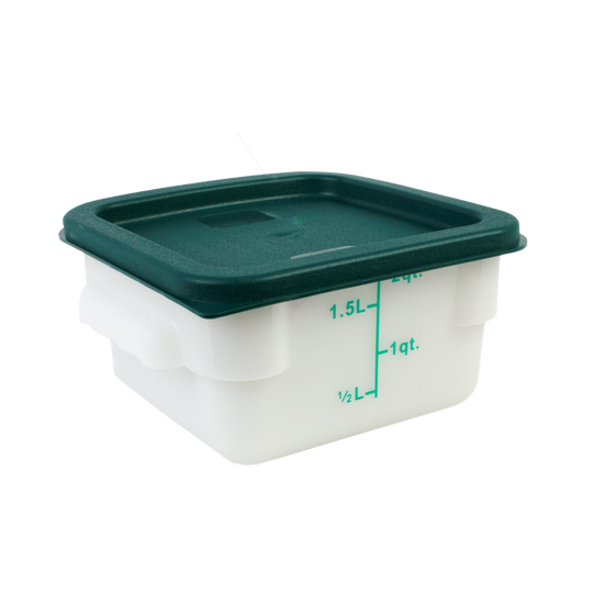 CONTENEDOR PP CUAD 02 QT BLANCO