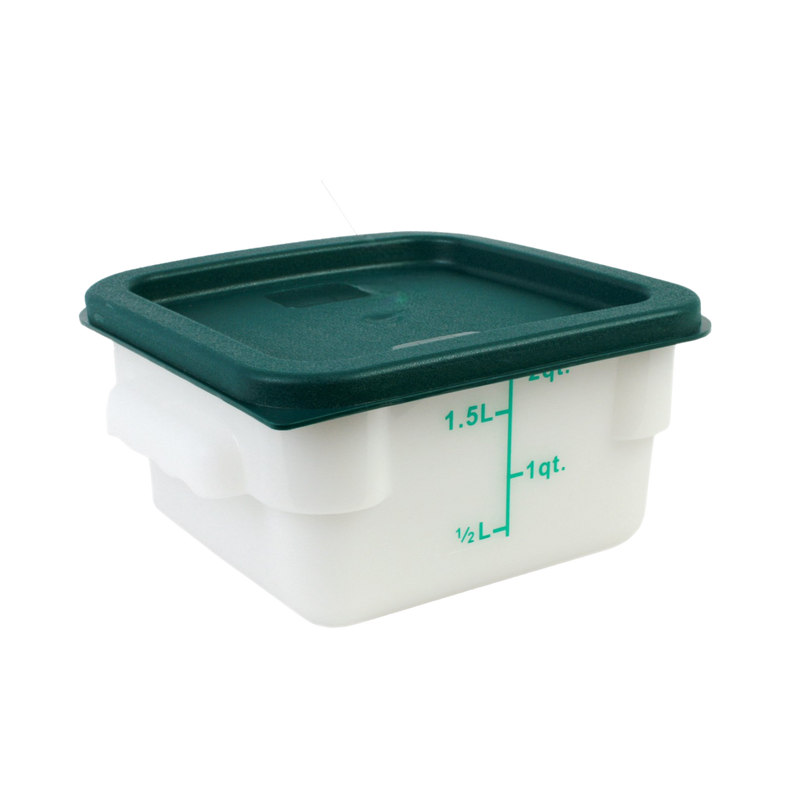 CONTENEDOR PP CUAD 02 QT BLANCO