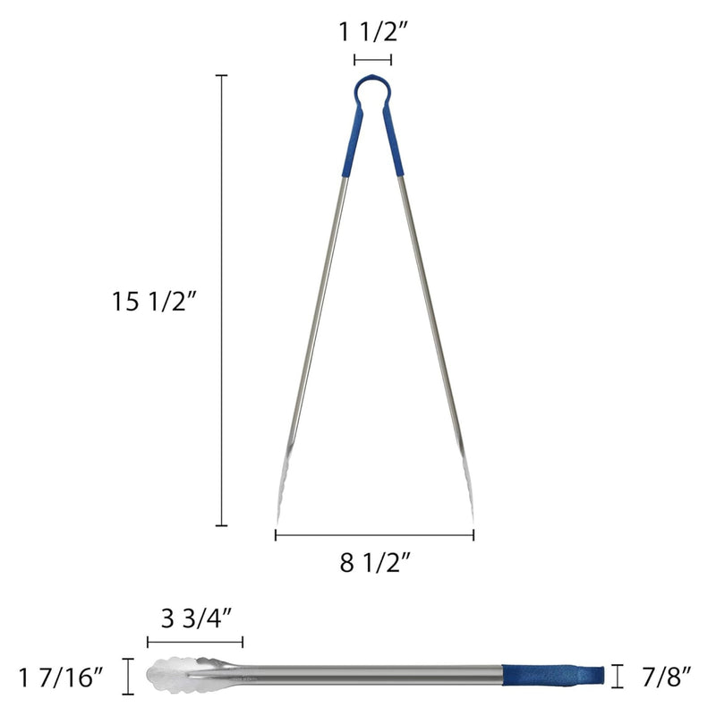 PINZA DE ACERO 16" MGO AZUL