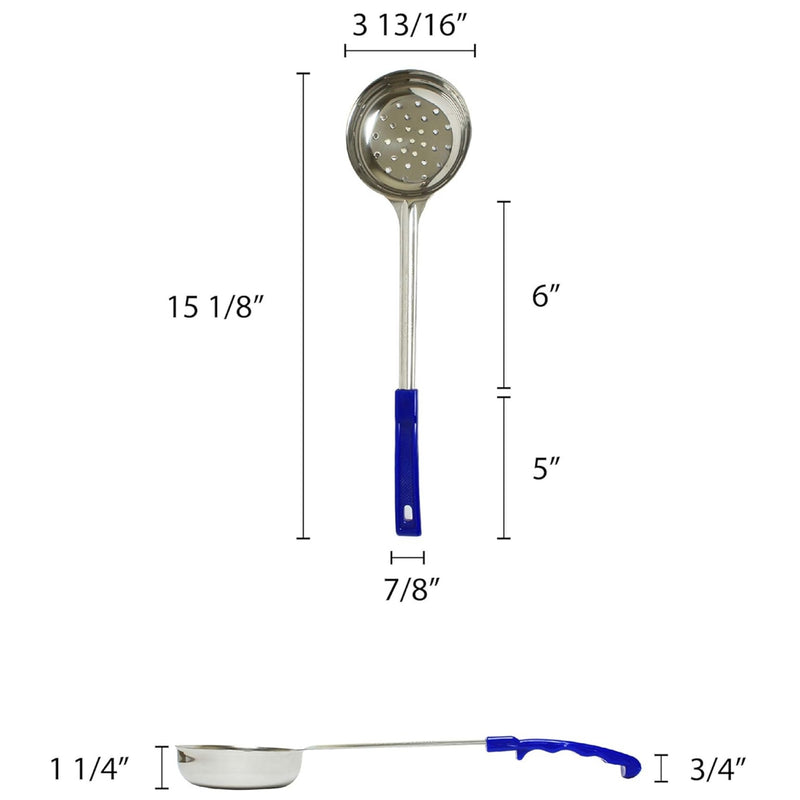 CUCHARA P/SERVIR 8 OZ PERFO AZUL