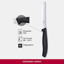 Cargar imagen en el visor de la galería, CUCHILLO 11 CM DENTADO NEGRO
