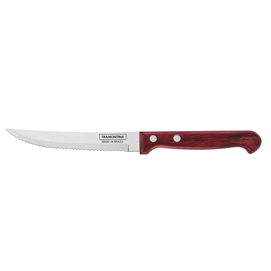 CUCHILLO ASADO 5 POLYWOOD ROJO