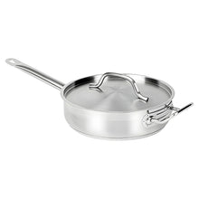 Cargar imagen en el visor de la galería, SARTEN RECTO C/TAPA QT AC INOX
