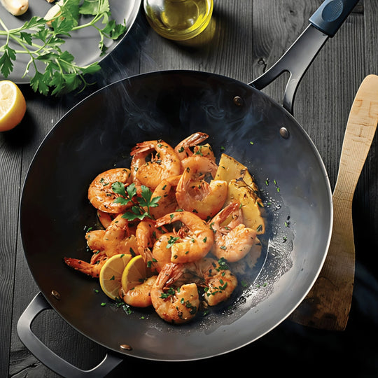 WOK DE HIERRO 30 CM PROFESIONAL
