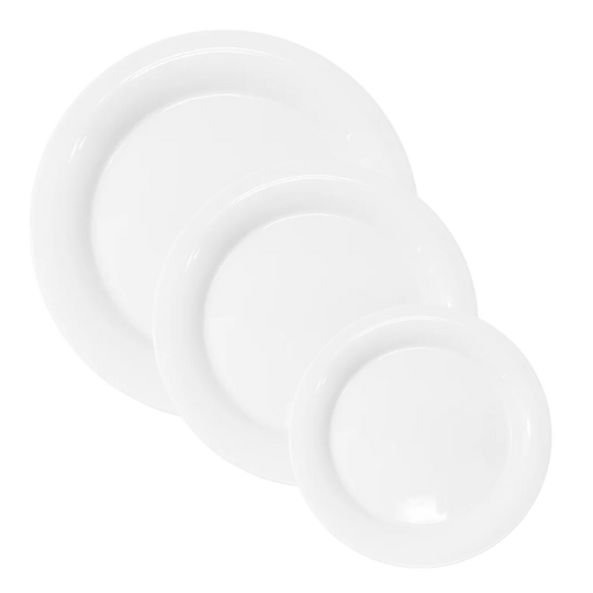 PLATO TRINCHE 10" BLANCO 26 CM