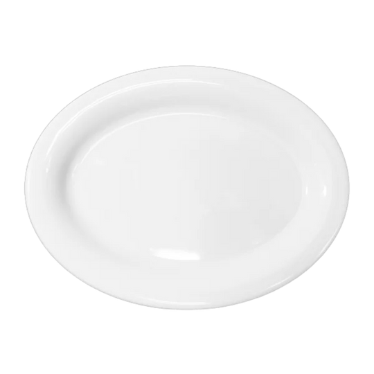 PLATO OVALADO 30.5 CM BLANCO