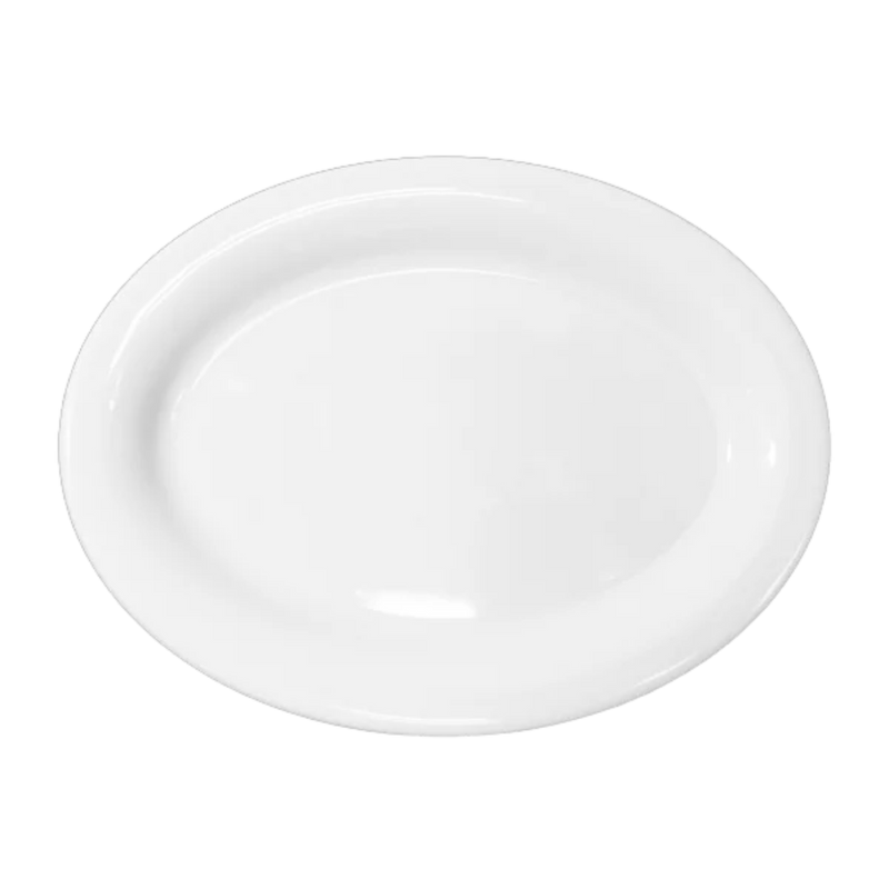PLATO OVALADO 30.5 CM BLANCO