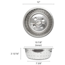 Cargar imagen en el visor de la galería, ESCURRIDOR PERFO 4.5 MM 11&quot; AC INOX
