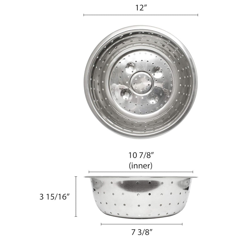 ESCURRIDOR PERFO 4.5 MM 11" AC INOX