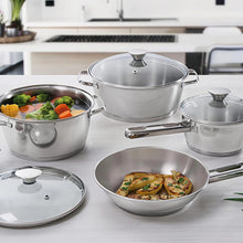 Cargar imagen en el visor de la galería, BATERIA COCINA  ACERO INOX 6 PZ
