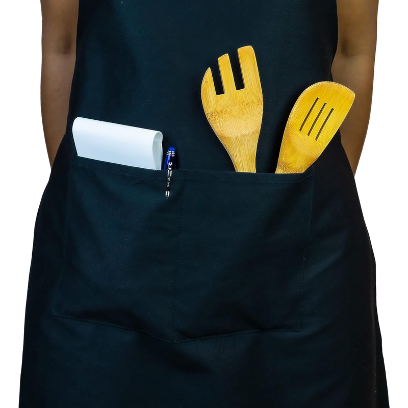 MANDIL MASTER CHEF NEGRO