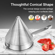 Cargar imagen en el visor de la galería, COLADOR CHINO 10&quot; AC/INOX
