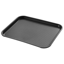 Cargar imagen en el visor de la galería, CHAROLA FAST FOOD 14 x 18&quot; NEGRA
