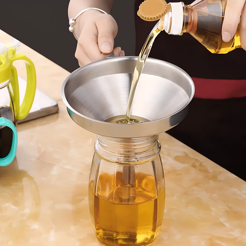 EMBUDO DESMONTABLE 6" C/FILTRO INOX