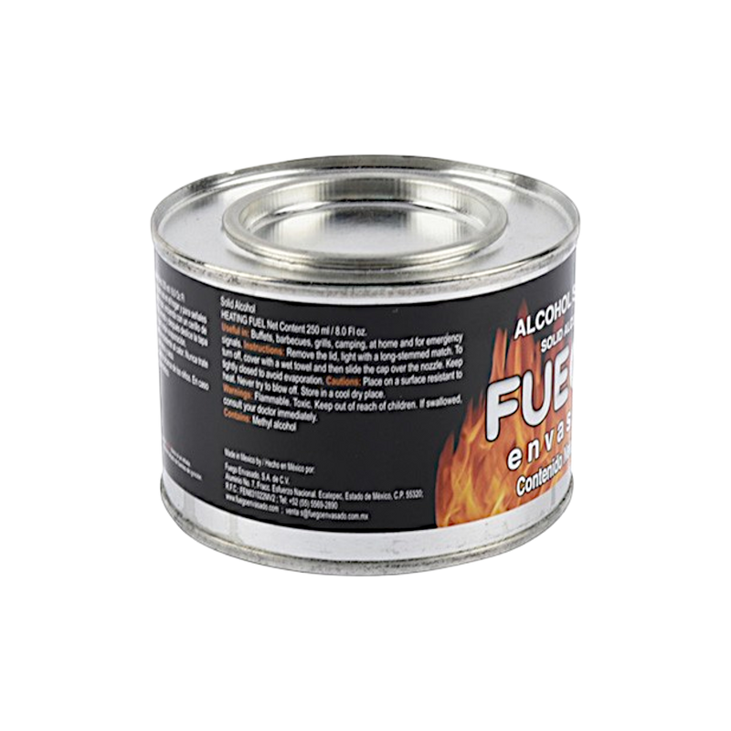 LATA DE ALCOHOL SOLIDO 250ML
