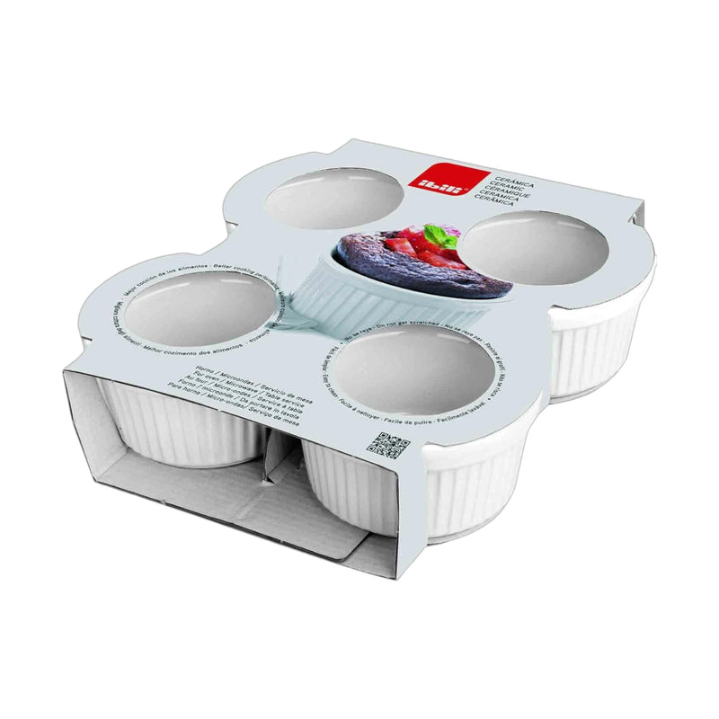 SET 4 PZ RAMEQUIN PORCELANA