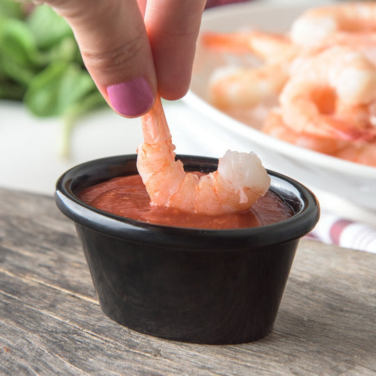 RAMEKIN LISO NEGRO 2.5 OZ