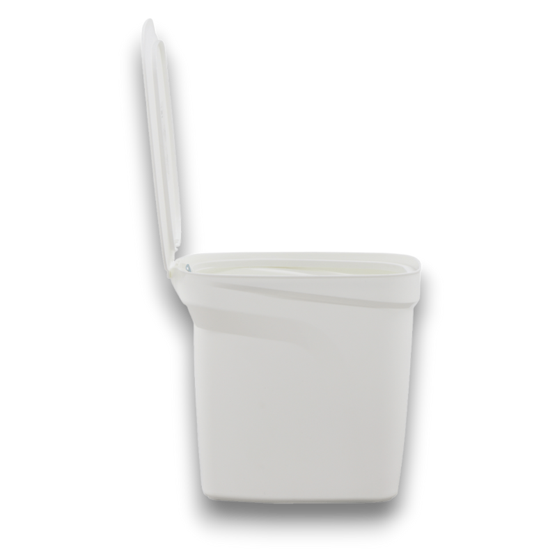 BASURERO COMPACT 7 LT BLANCO