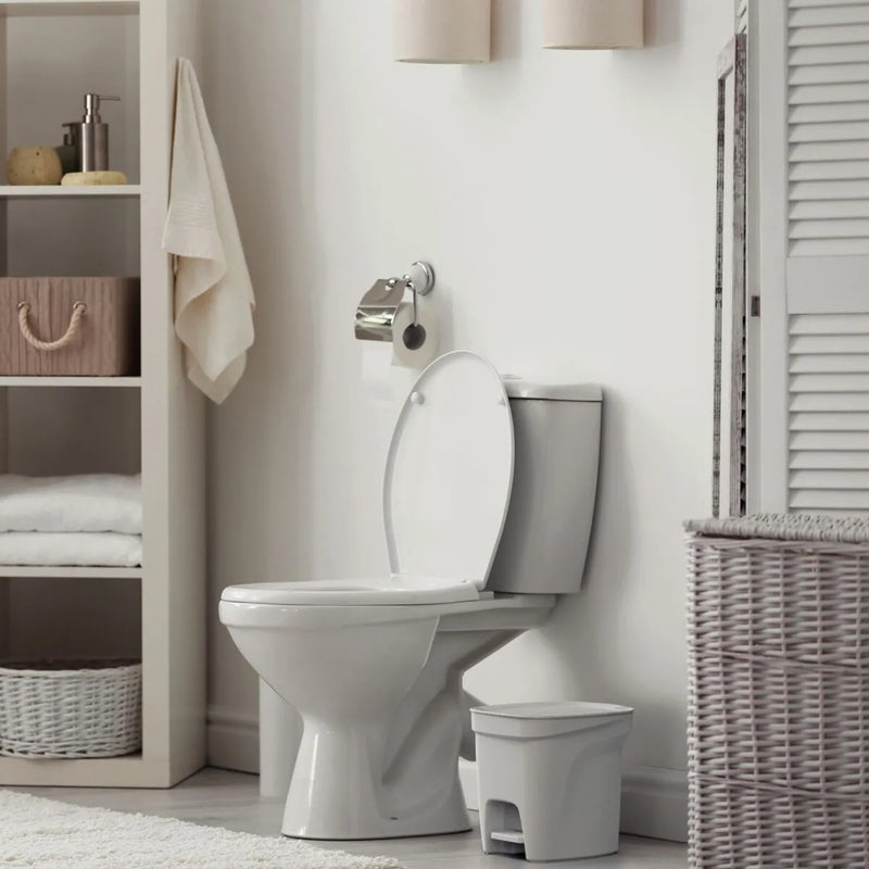 BASURERO COMPACT 7 LT BLANCO