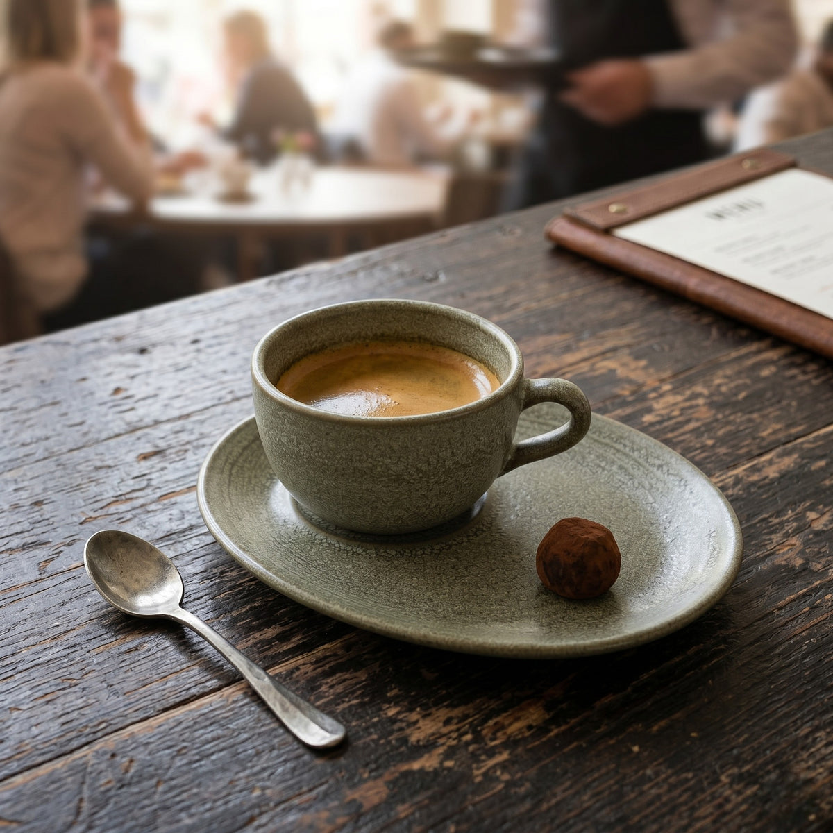 ADELFA PLATO P/TAZA 20x17 CM RIPPLE