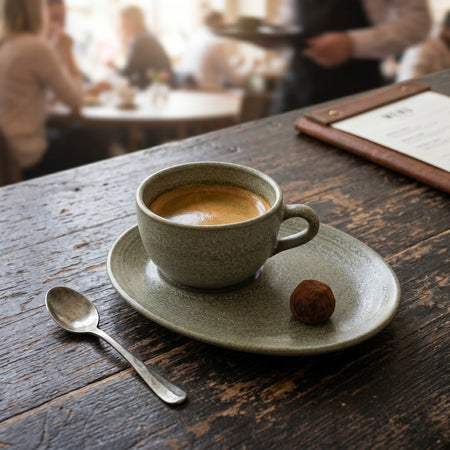 ADELFA PLATO P/TAZA 20x17 CM RIPPLE