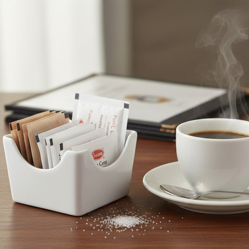 AZUCARERA P/SOBRES 7.5 CM BLANCA