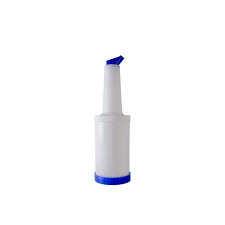 BOTE PARA MEZCLA 1 LITRO TAPA COLOR AZUL
