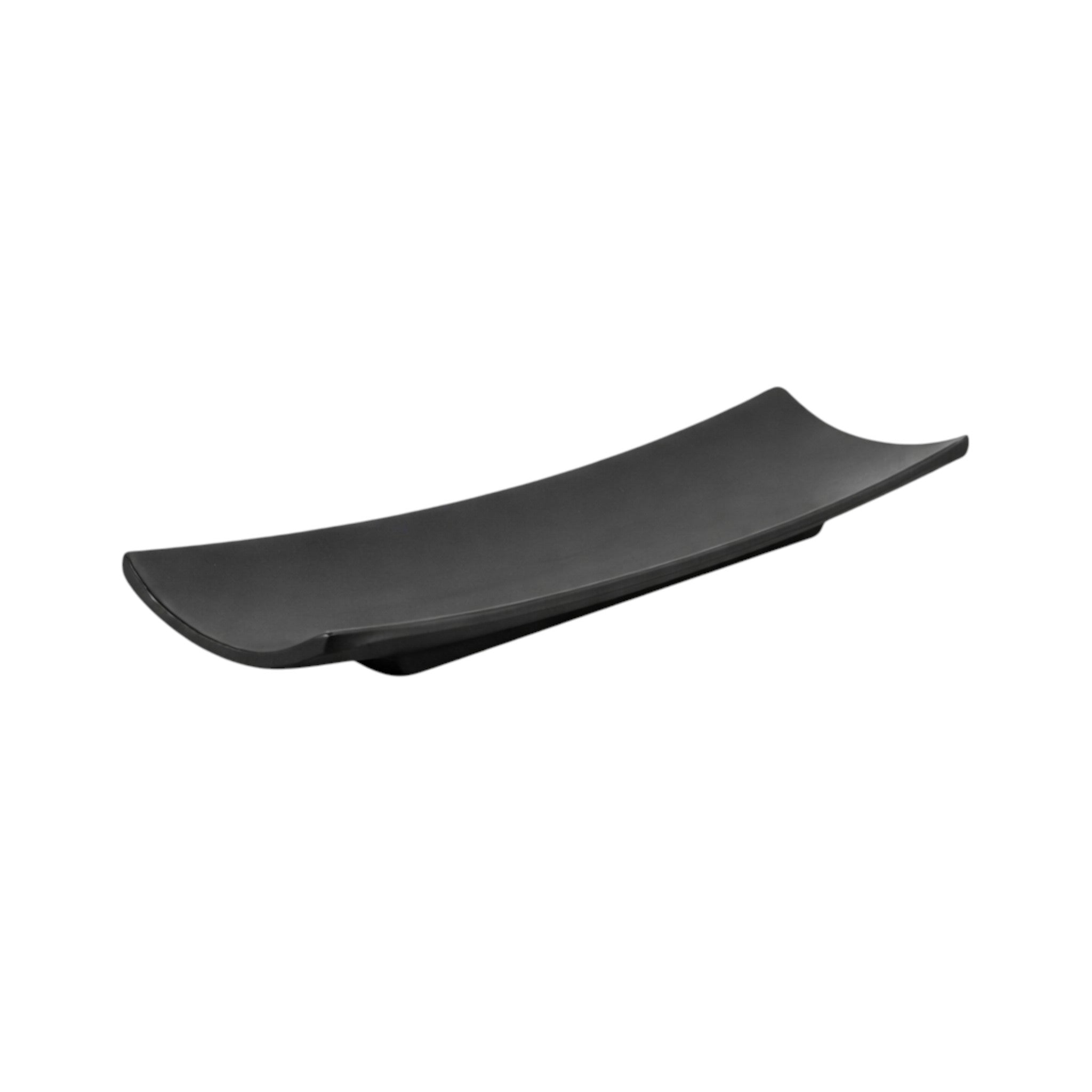 BANDEJA CANOA 40 CM NEGRO MATE