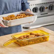 Cargar imagen en el visor de la galería, BANDEJA C/MANGO 1/3 x 2.5" AMBAR
