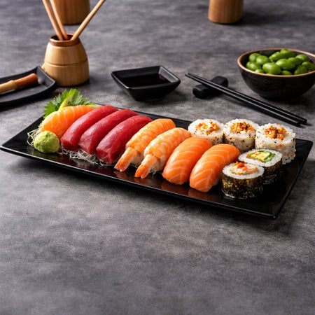 BANDEJA NEO 30X14 CM NEGRO