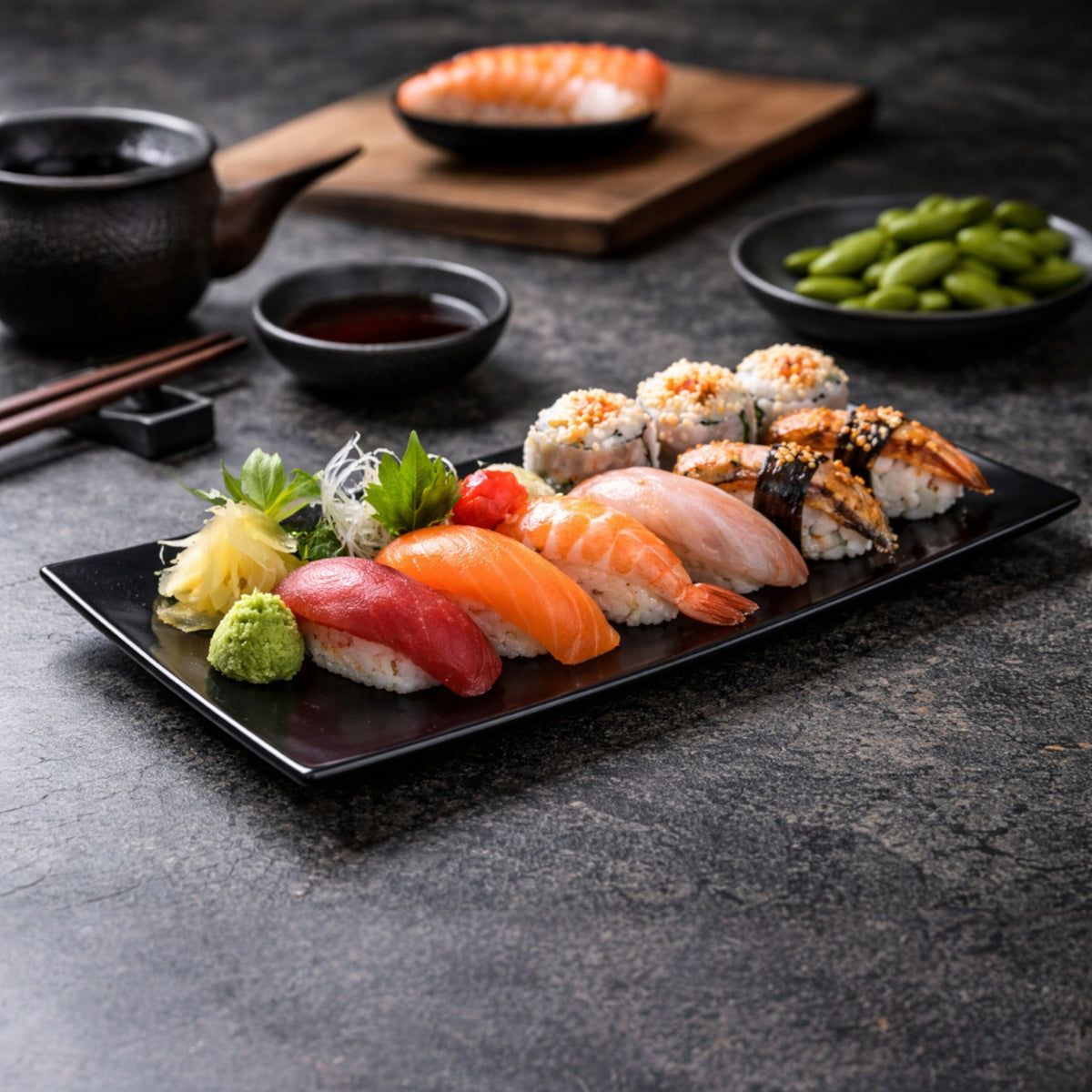 BANDEJA NEO 30X14 CM NEGRO