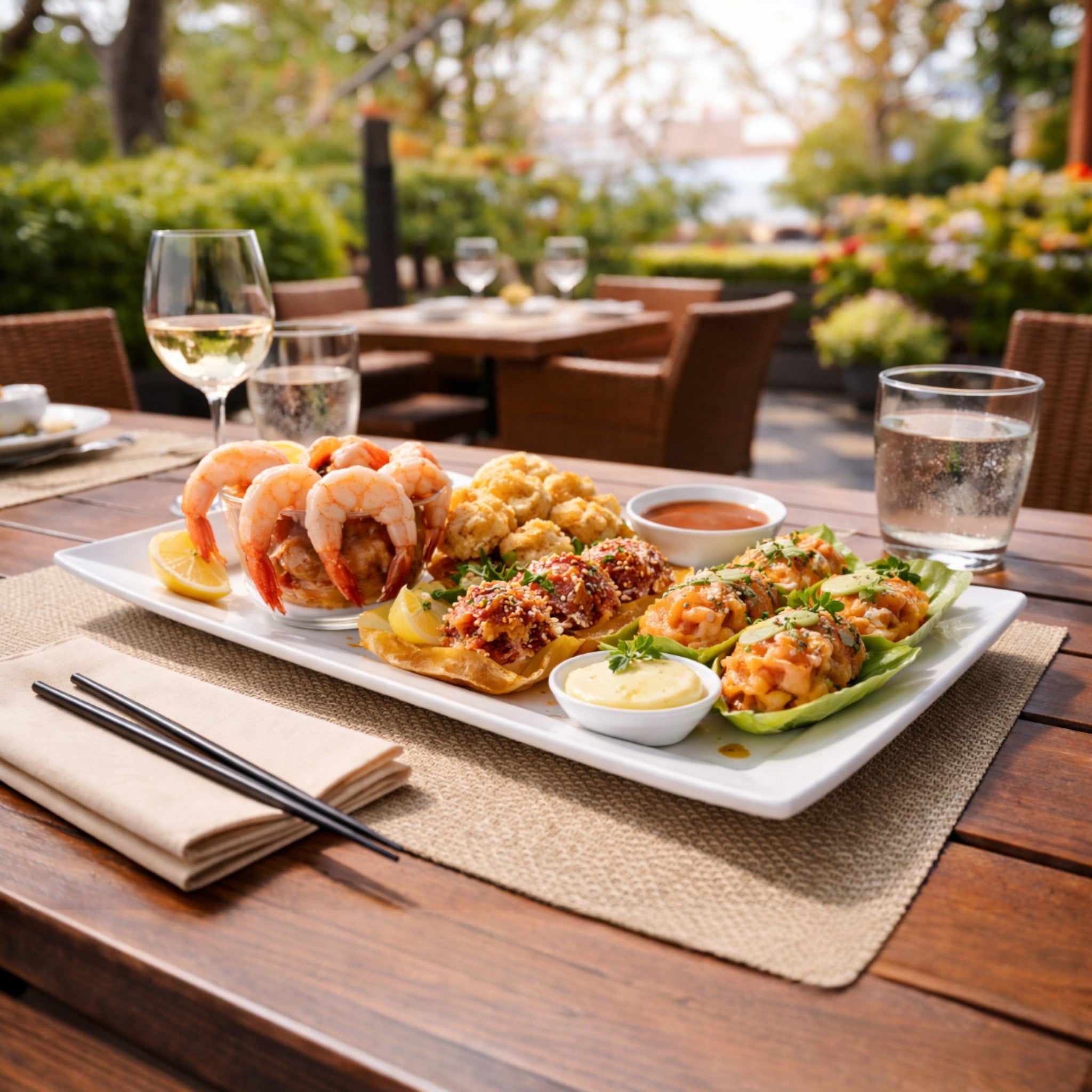 BANDEJA RECT 24x16 CM BLANCO