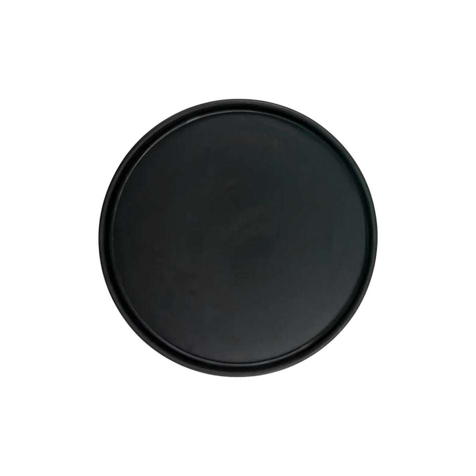BARCELONA PLATO 20 CM NEGRO MATE