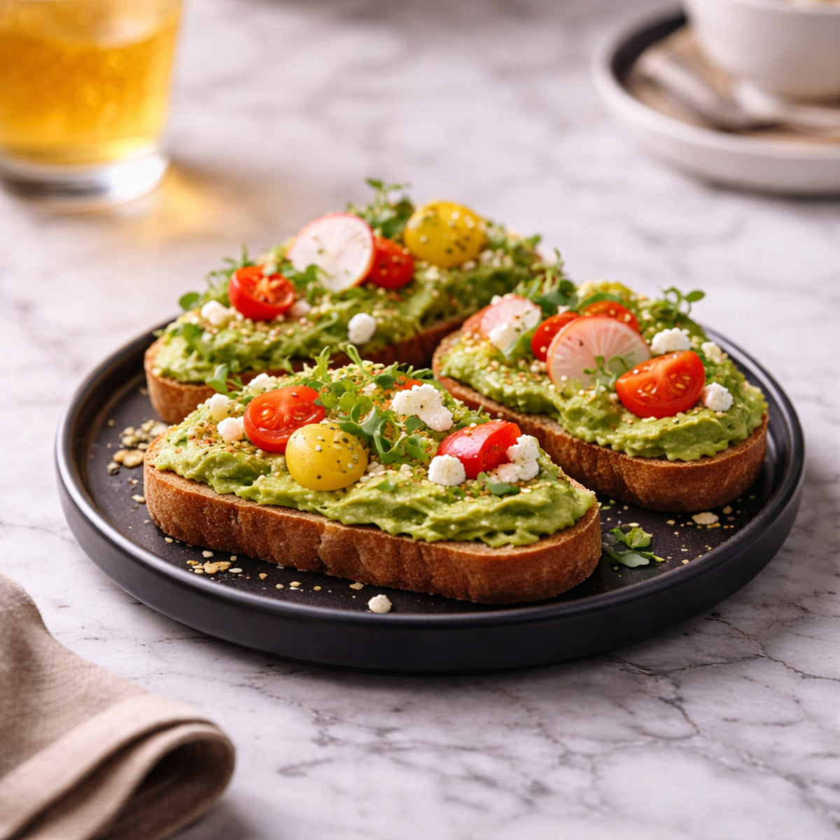 BARCELONA PLATO 20 CM NEGRO MATE
