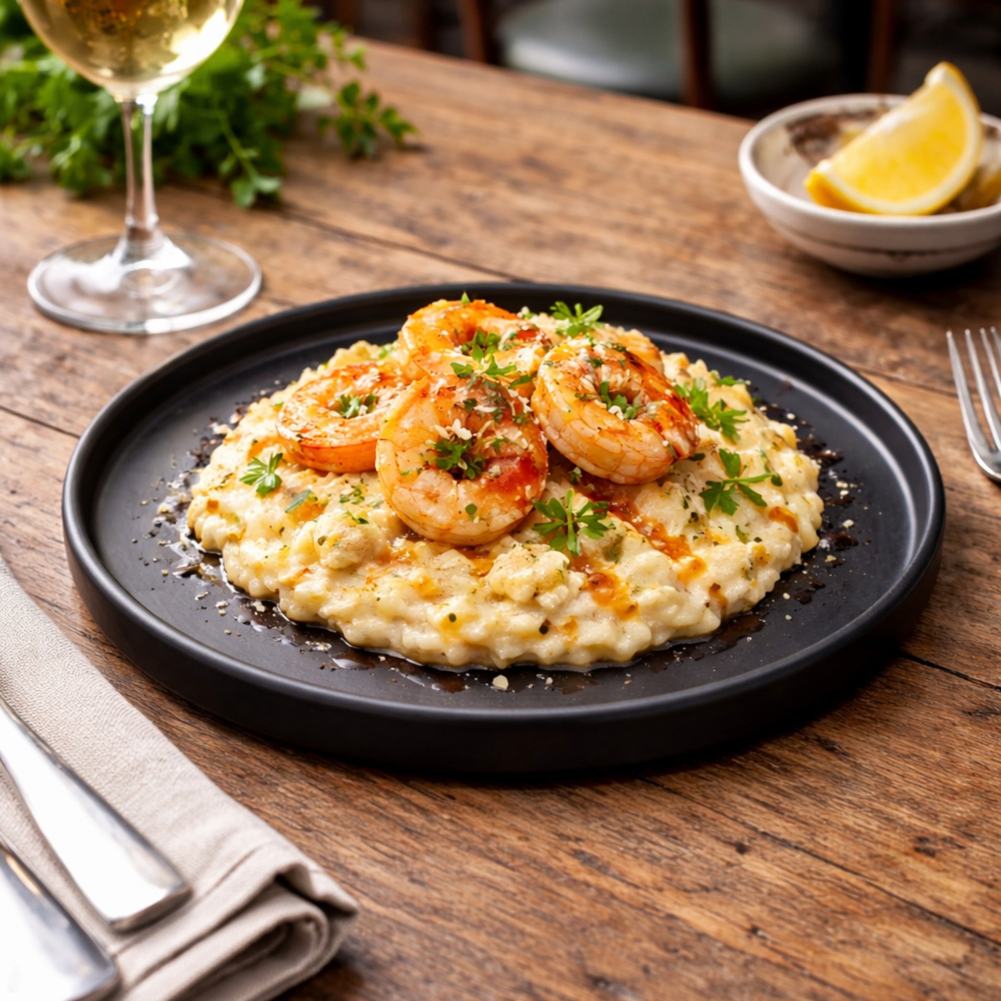 BARCELONA PLATO 23 CM NEGRO MATE