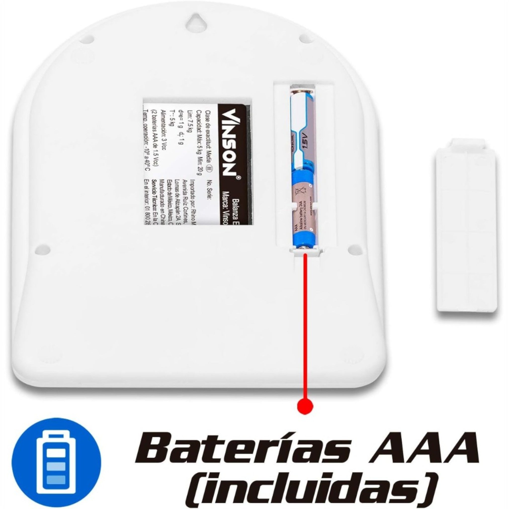 BASCULA 5 KG VINS-5