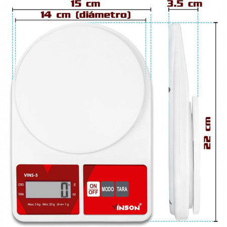 BASCULA 5 KG VINS-5