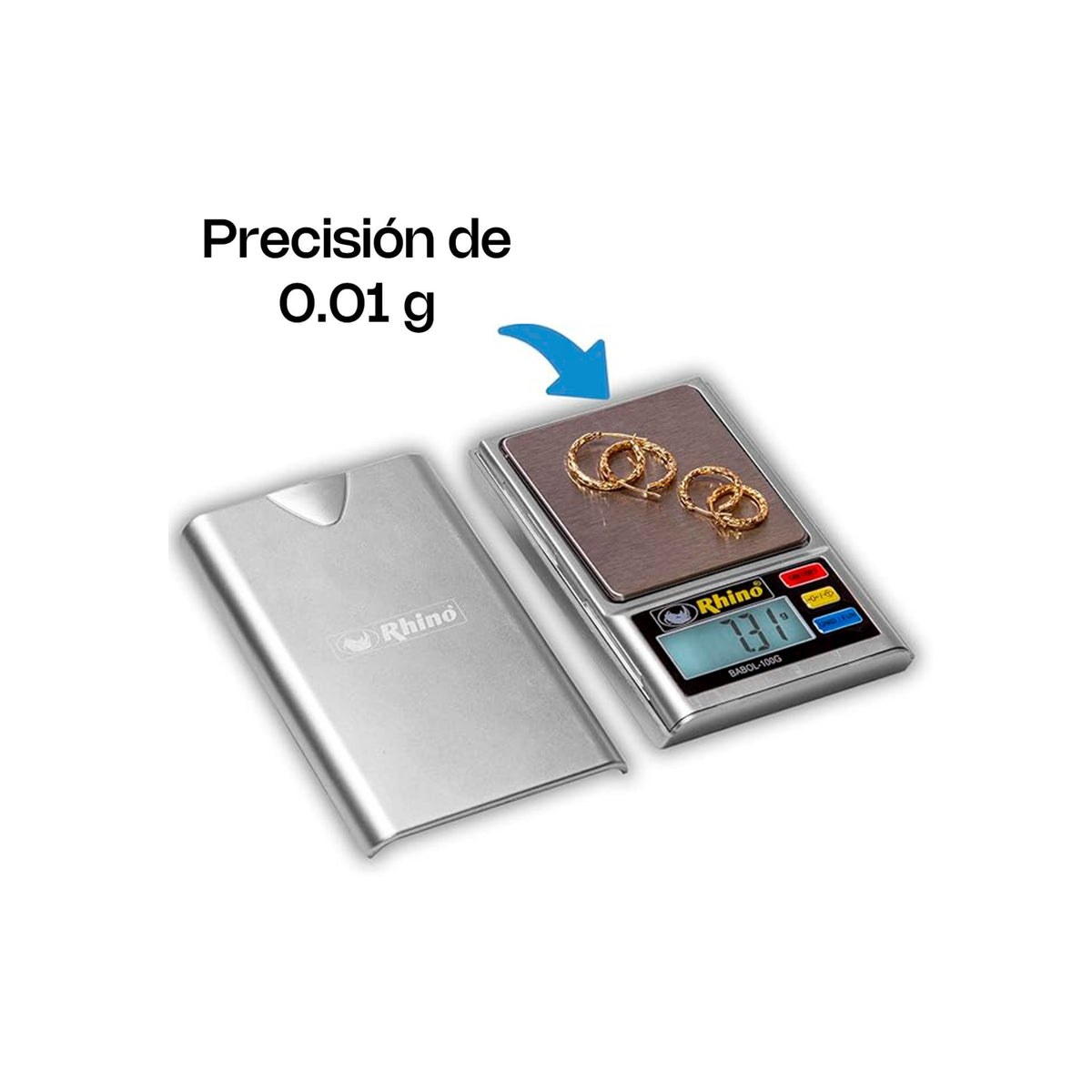 BASCULA GRAMERA 100G DE BOLSILLO Rhino