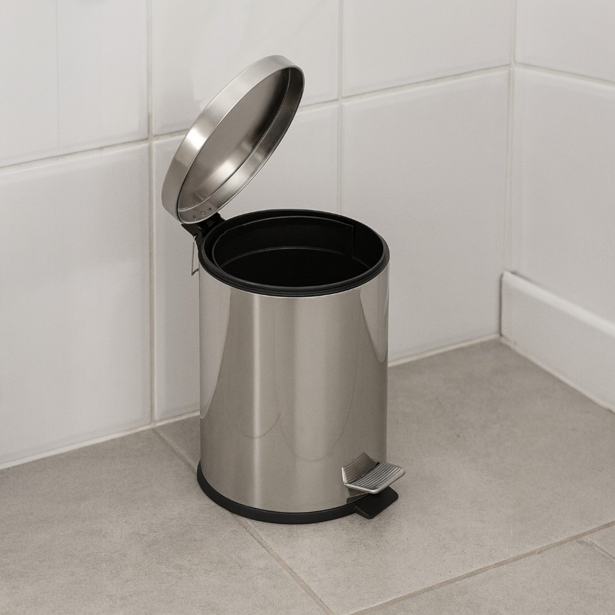 BASURERO AC/INOX 03 LT C/PEDAL