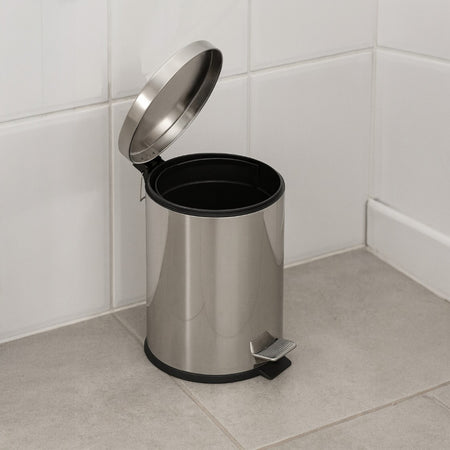BASURERO AC/INOX 03 LT C/PEDAL