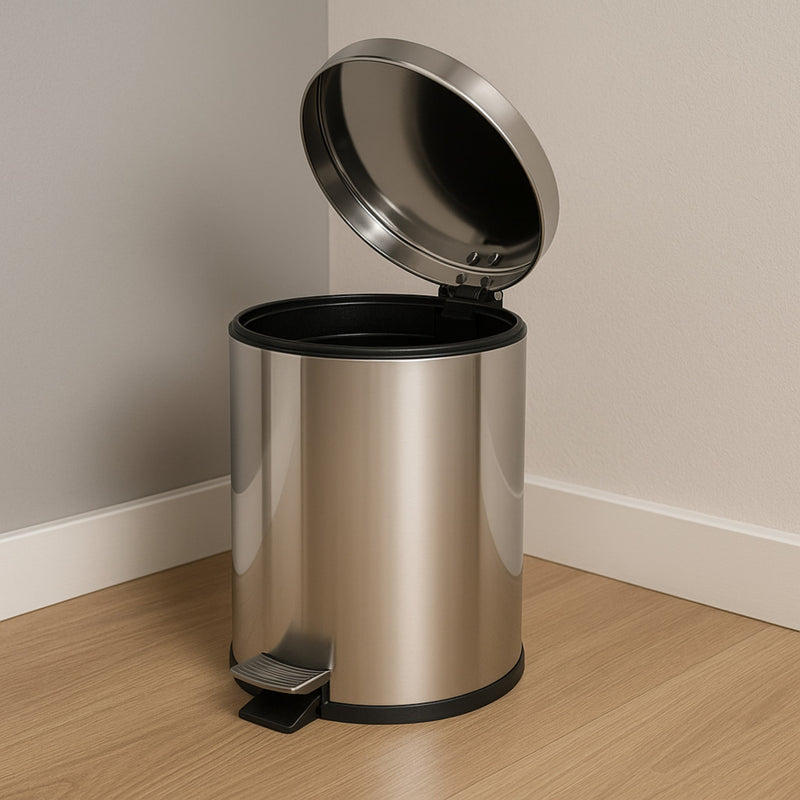 BASURERO AC/INOX 03 LT C/PEDAL