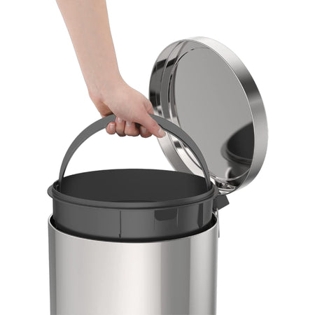 BASURERO AC/INOX 03 LT C/PEDAL