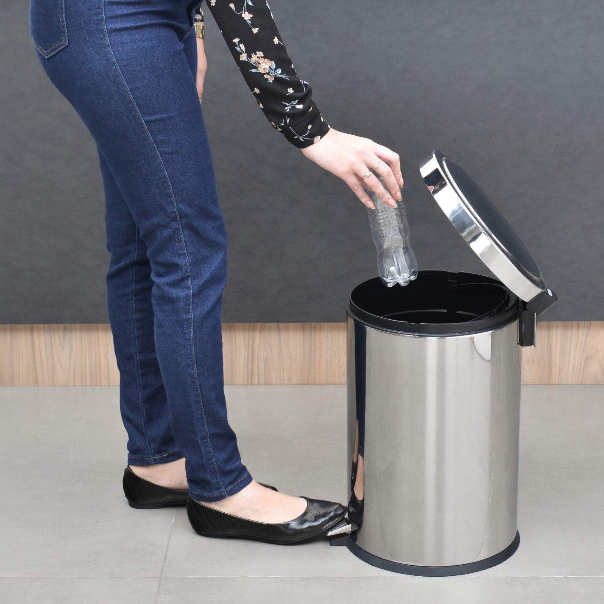 BASURERO AC/INOX 12 LT