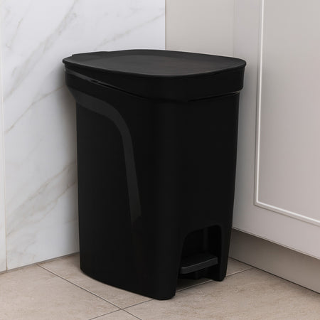 BASURERO COMPACT 10 LT NEGRO
