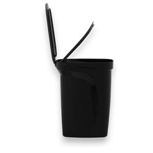 Cargar imagen en el visor de la galería, BASURERO COMPACT 10 LT NEGRO
