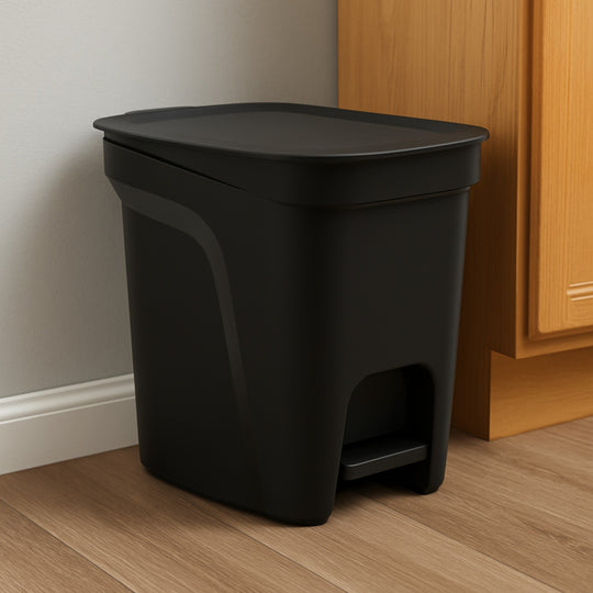 BASURERO COMPACT 7 LT NEGRO